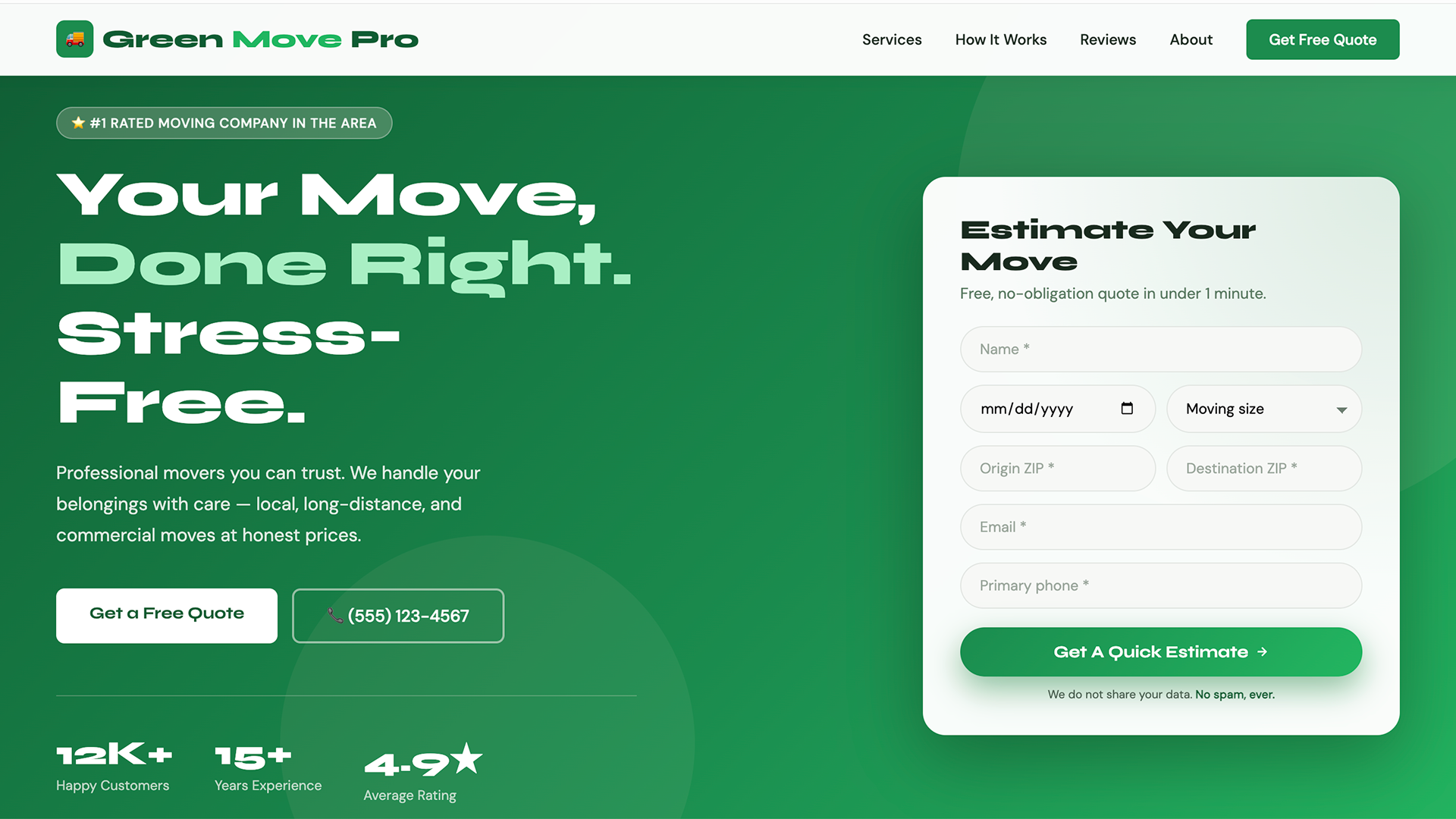 Green Moving Pro